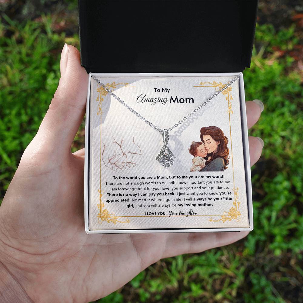 Daughters Appreciate Mom Necklace | Best Gift for Mom | Best Gift from Daughter | Best Gift for Mothers day | Best Jewelry Gift for Mom