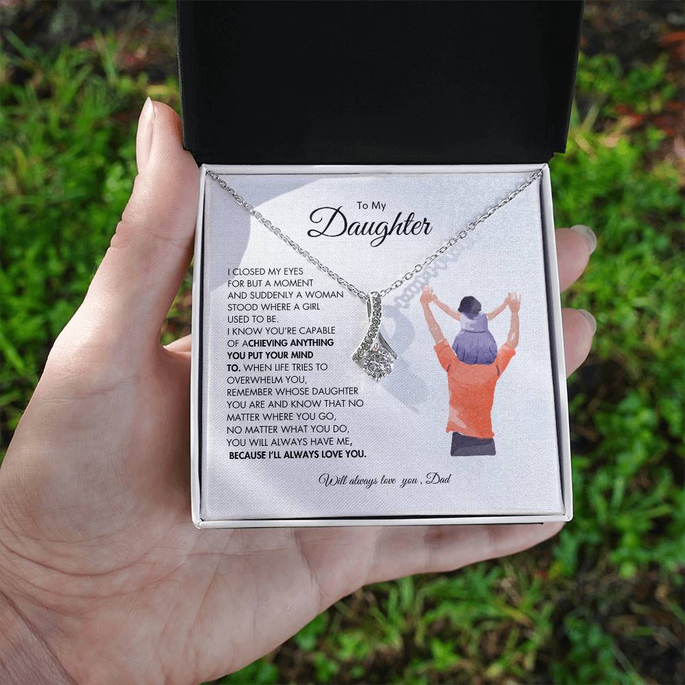 A Fathers Promise Necklace | Best gift for Daughter | Best gift for daughters birthday | Best gift for graduation | Best Jewelry gift for daughter