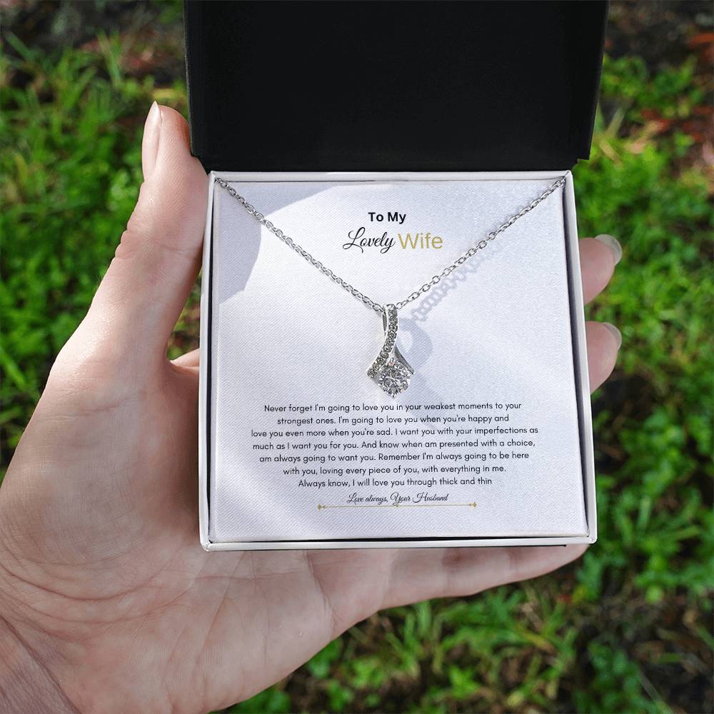 Forever Alluring Wife | Gift for Wife | Alluring Beauty Necklace