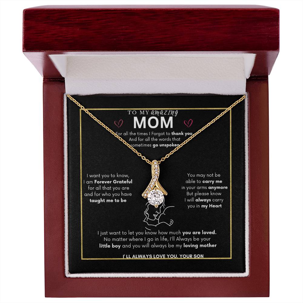 Enduring Love Necklace | Necklace for Mom | Best Gift for Mom | Best gift from Son | Alluring Beauty Necklace