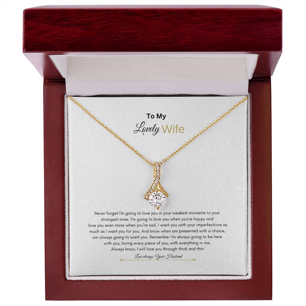 Forever Alluring Wife | Gift for Wife | Alluring Beauty Necklace