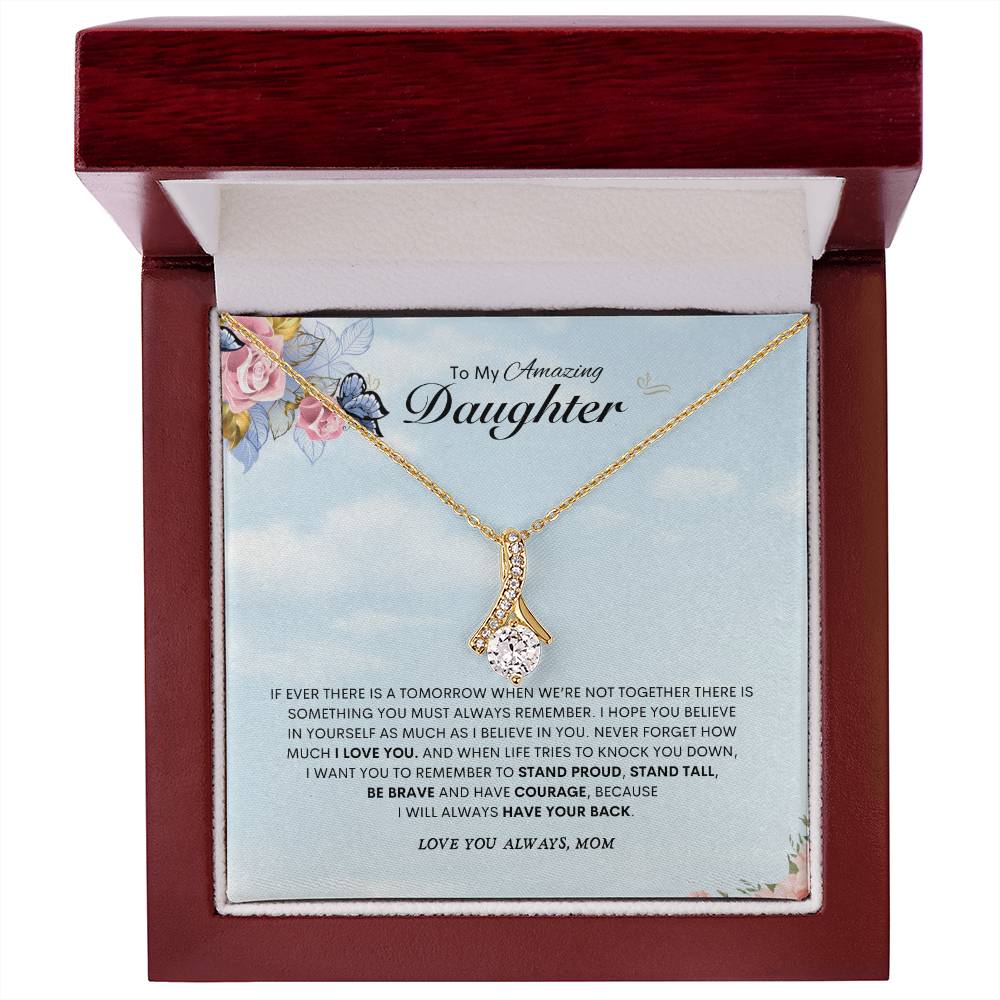 To My Amazing  Daughter | Alluring Beauty Necklace | Best gift for daughter | Best gift for daughters birthday | Best gift for daughters graduation | Best gift from Mom 👩‍👧