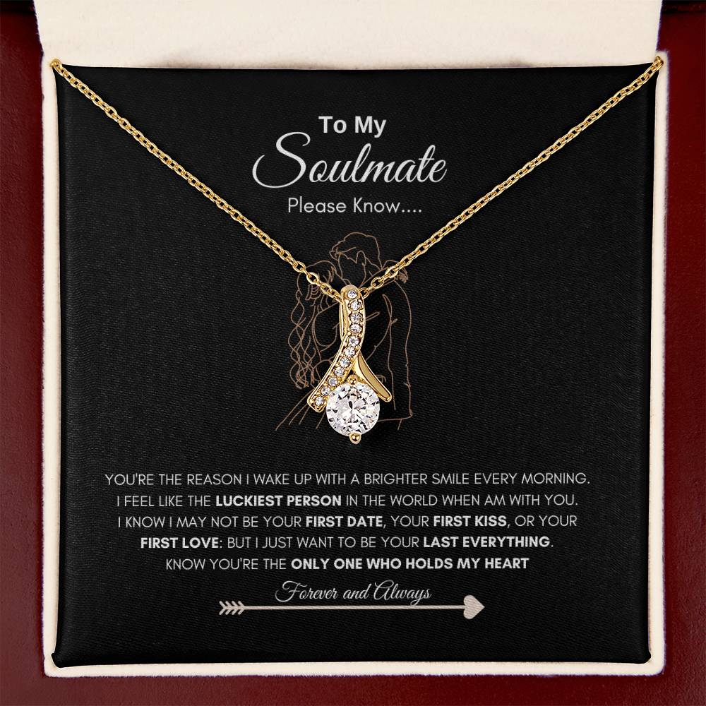 Luckiest one Necklace | Best gift for Soulmate | Best Necklace gift for Wife | Alluring Beauty Necklace