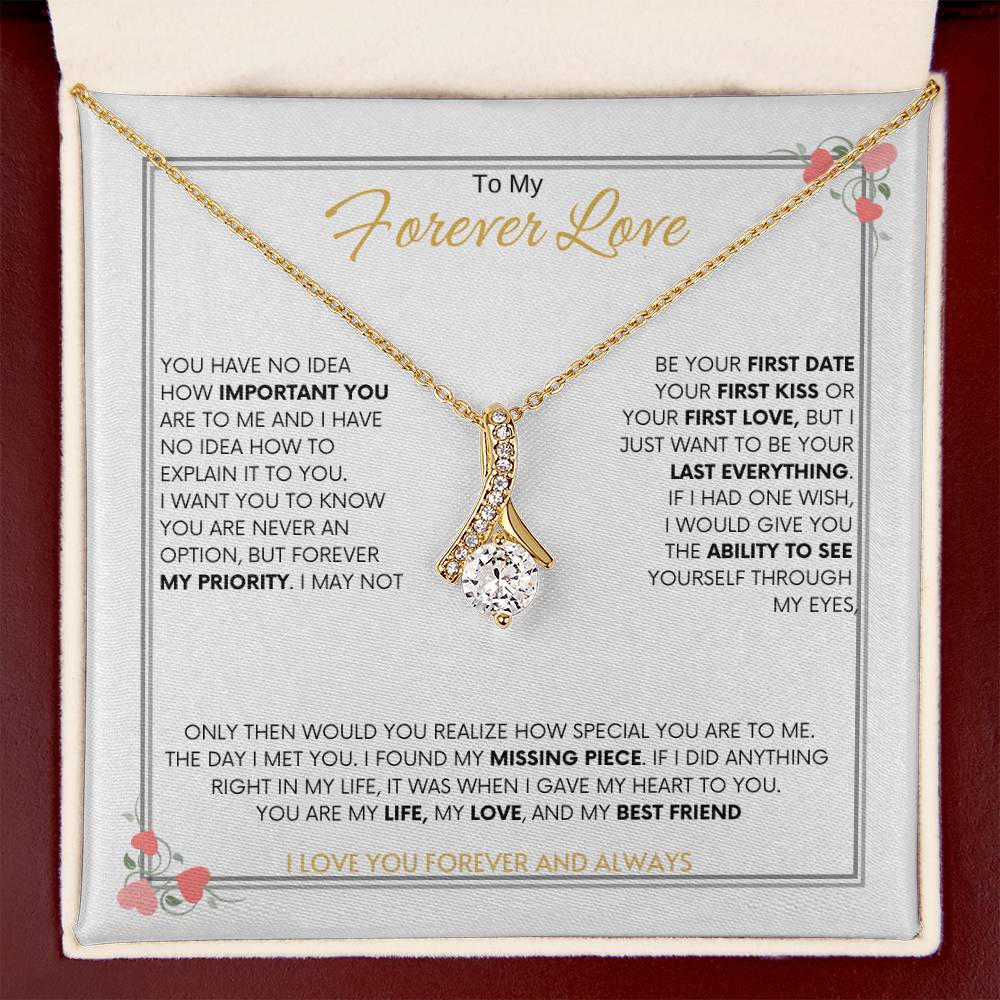 To My Forever Love | Alluring Beauty  Necklace | Best Gift for Soulmate | Best Gift for Spouse | Best Gift for Marriage Anniversary | Best Gift for Lovers 👩‍❤️‍👨🥰