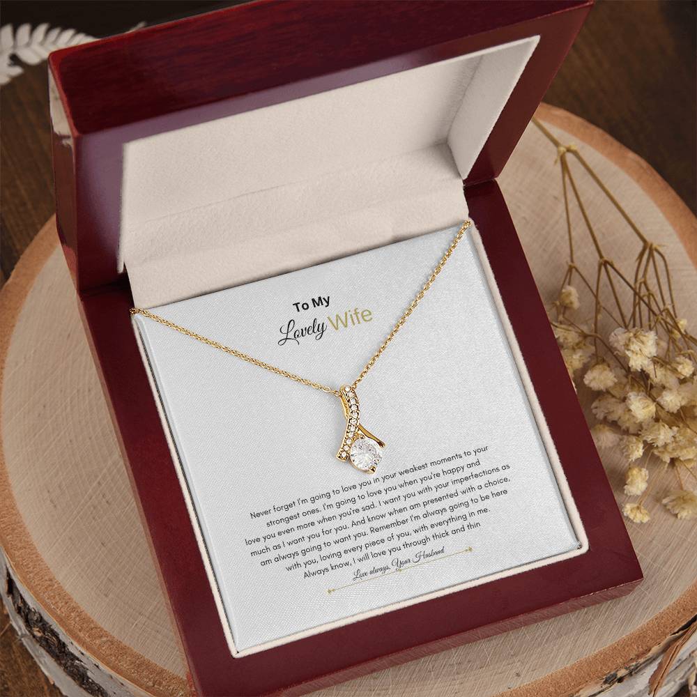 Forever Alluring Wife | Gift for Wife | Alluring Beauty Necklace