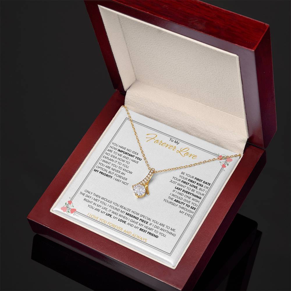 To My Forever Love | Alluring Beauty  Necklace | Best Gift for Soulmate | Best Gift for Spouse | Best Gift for Marriage Anniversary | Best Gift for Lovers 👩‍❤️‍👨🥰