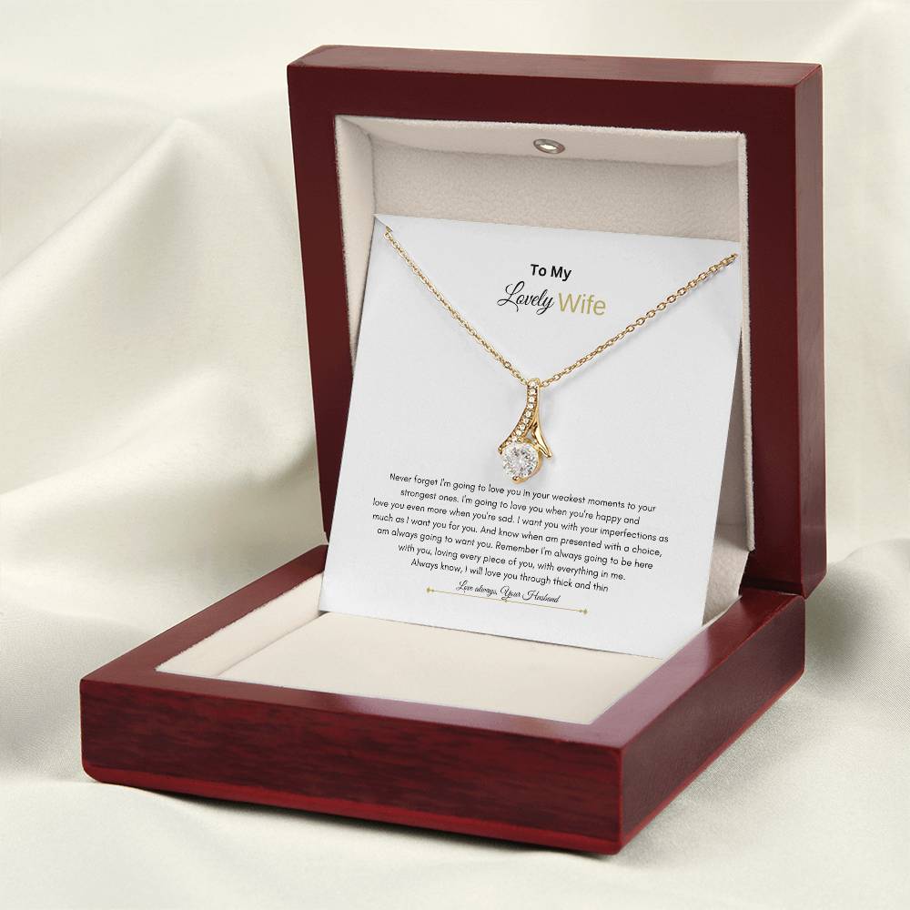 Forever Alluring Wife | Gift for Wife | Alluring Beauty Necklace