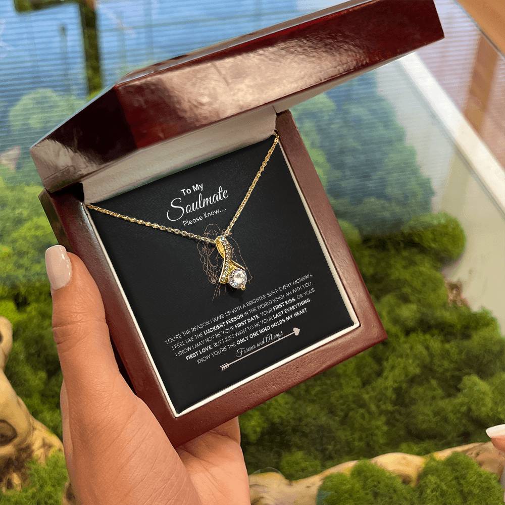 Luckiest one Necklace | Best gift for Soulmate | Best Necklace gift for Wife | Alluring Beauty Necklace