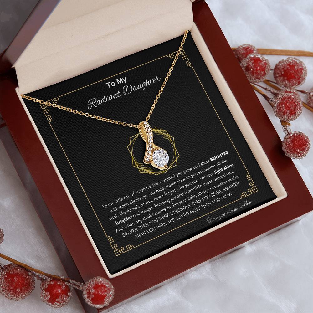 Radiant Beauty Necklace | Radiant Beauty Necklace for daughter | Gift from Mom to daughter