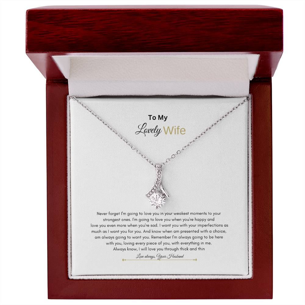 Forever Alluring Wife | Gift for Wife | Alluring Beauty Necklace