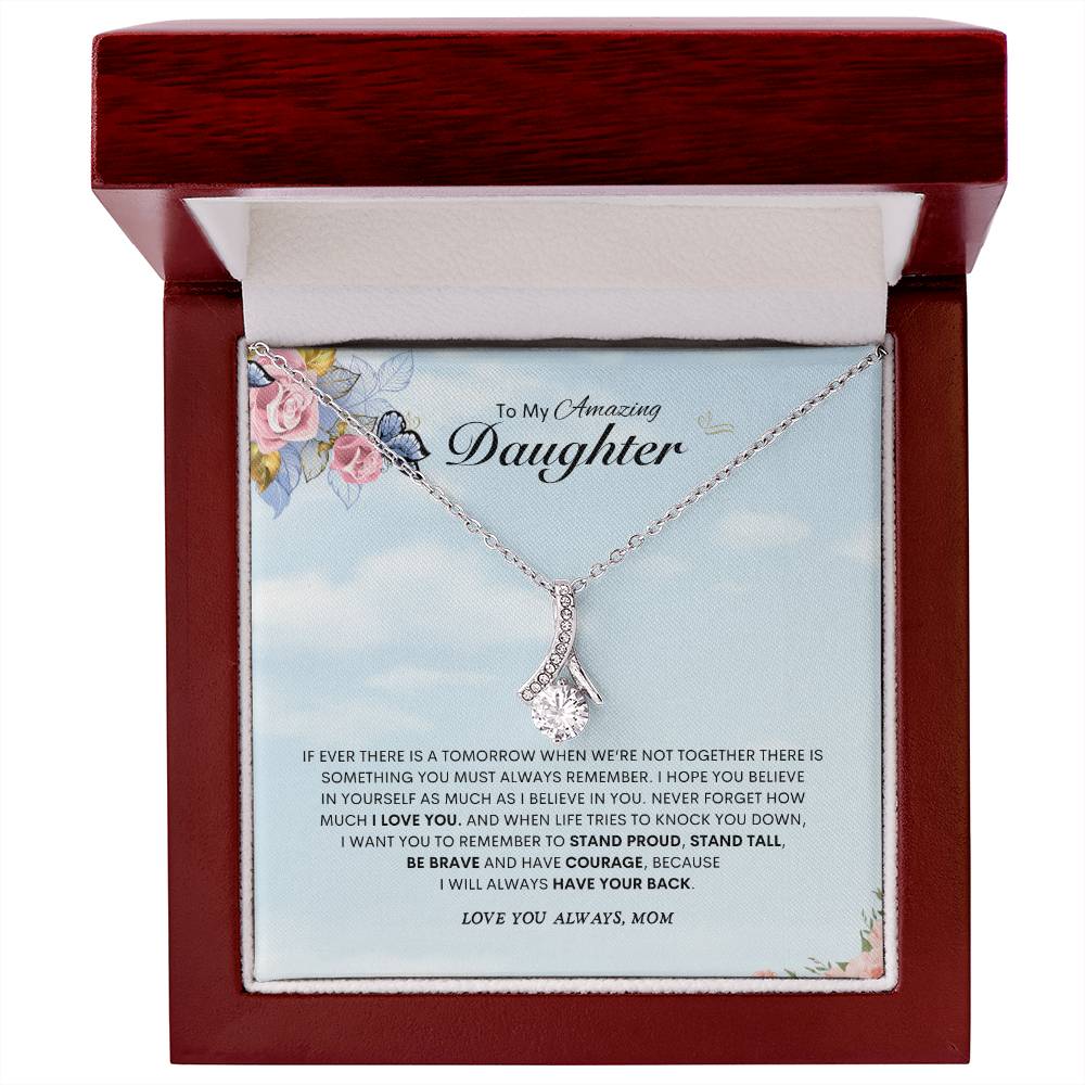 To My Amazing  Daughter | Alluring Beauty Necklace | Best gift for daughter | Best gift for daughters birthday | Best gift for daughters graduation | Best gift from Mom 👩‍👧