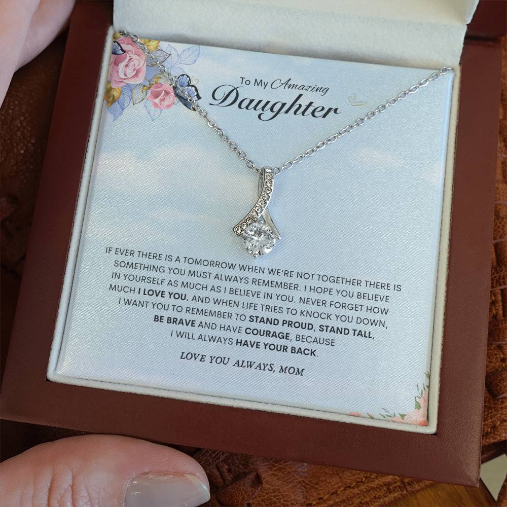 To My Amazing  Daughter | Alluring Beauty Necklace | Best gift for daughter | Best gift for daughters birthday | Best gift for daughters graduation | Best gift from Mom 👩‍👧