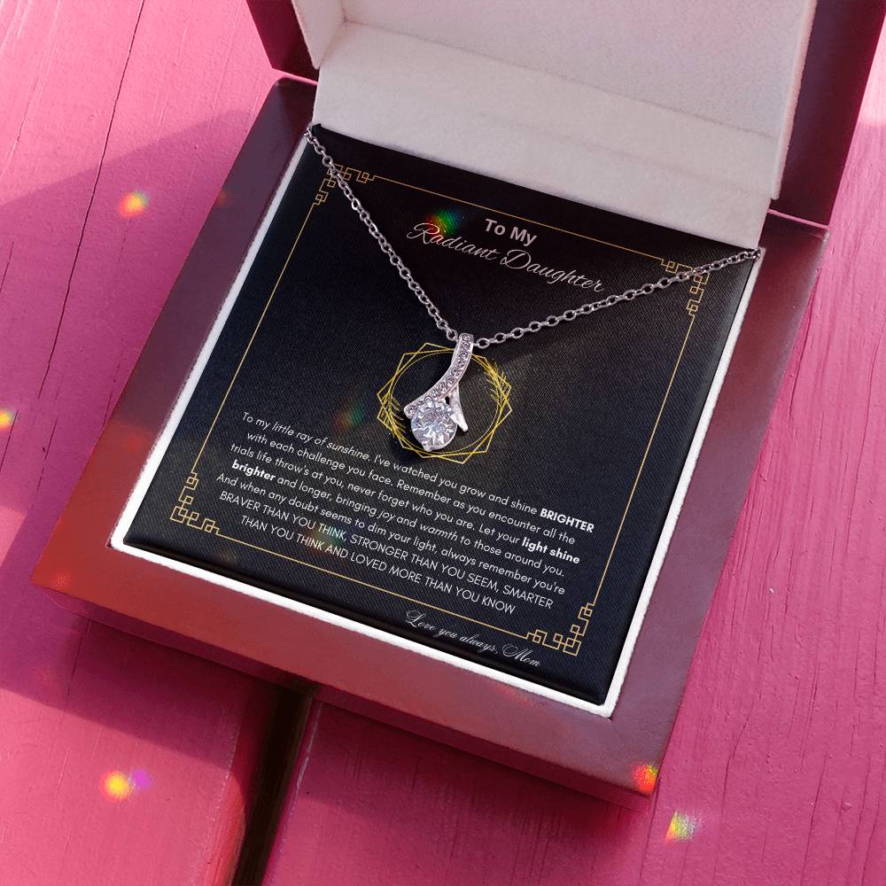 Radiant Beauty Necklace | Radiant Beauty Necklace for daughter | Gift from Mom to daughter