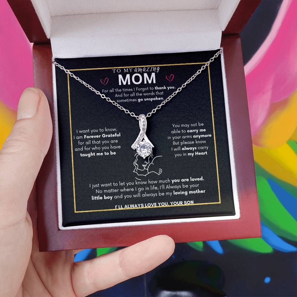 Enduring Love Necklace | Necklace for Mom | Best Gift for Mom | Best gift from Son | Alluring Beauty Necklace