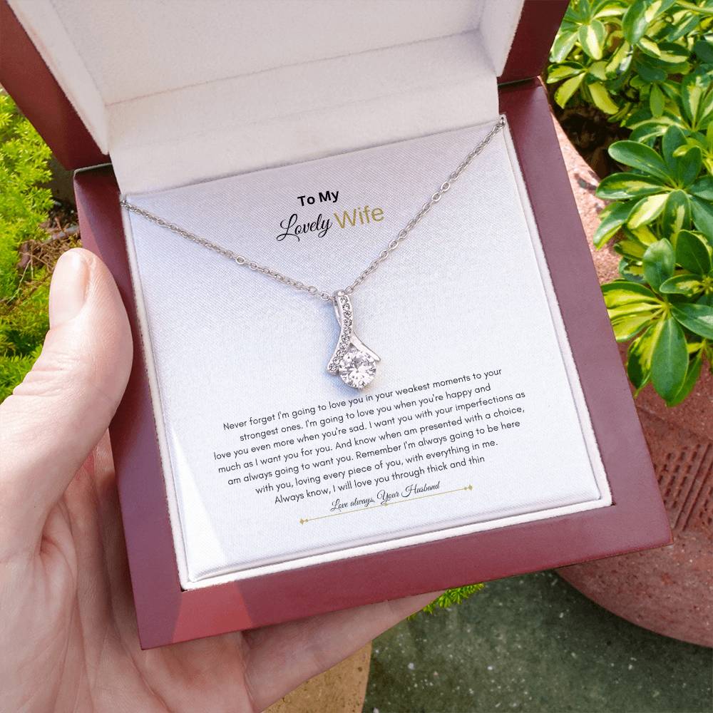 Forever Alluring Wife | Gift for Wife | Alluring Beauty Necklace