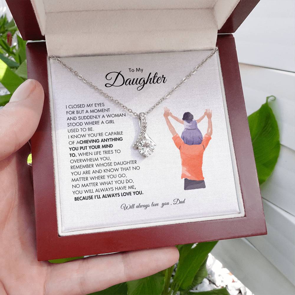 A Fathers Promise Necklace | Best gift for Daughter | Best gift for daughters birthday | Best gift for graduation | Best Jewelry gift for daughter