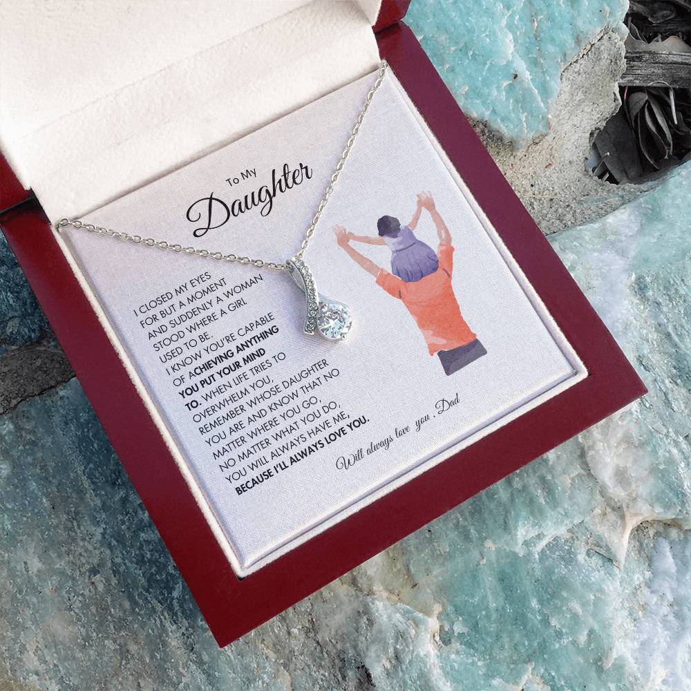 A Fathers Promise Necklace | Best gift for Daughter | Best gift for daughters birthday | Best gift for graduation | Best Jewelry gift for daughter