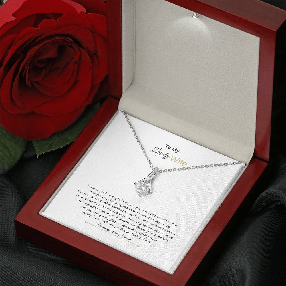 Forever Alluring Wife | Gift for Wife | Alluring Beauty Necklace