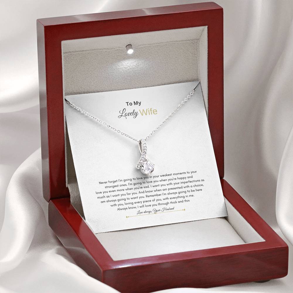 Forever Alluring Wife | Gift for Wife | Alluring Beauty Necklace