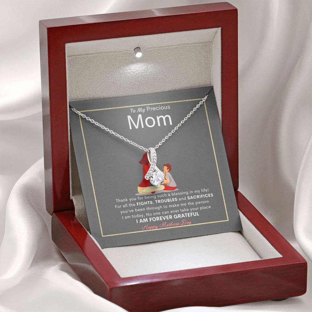 Precious Mom Necklace | Best Gift for Mom | Best Gift for Mothers day | Best Gift from Son | Best Jewelry Gift for Mothers day