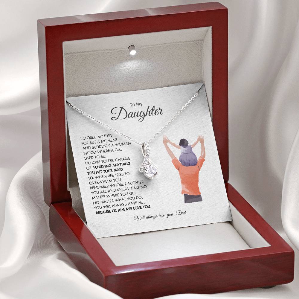 A Fathers Promise Necklace | Best gift for Daughter | Best gift for daughters birthday | Best gift for graduation | Best Jewelry gift for daughter