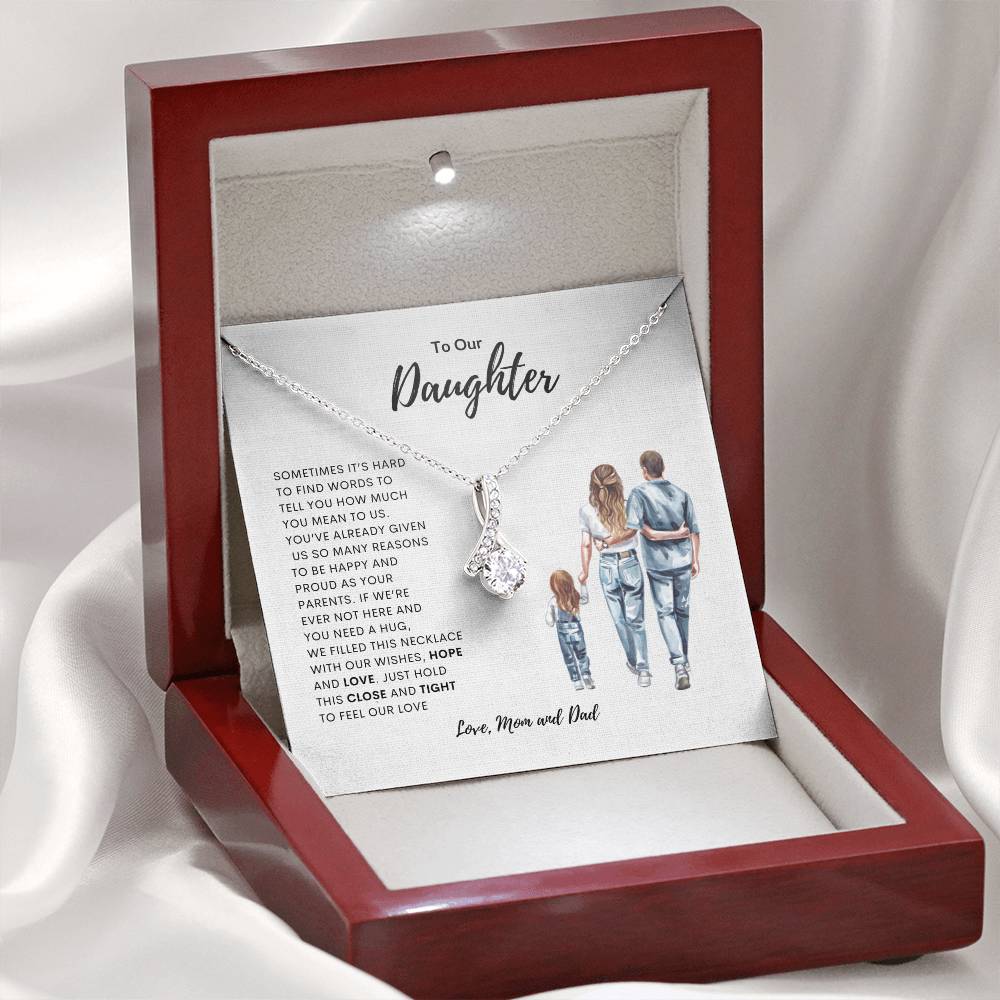 Parent's Love Necklace | Best gift for daughter | Gift from parents | Gift for daughters' birthday | Gift for daughters' graduation