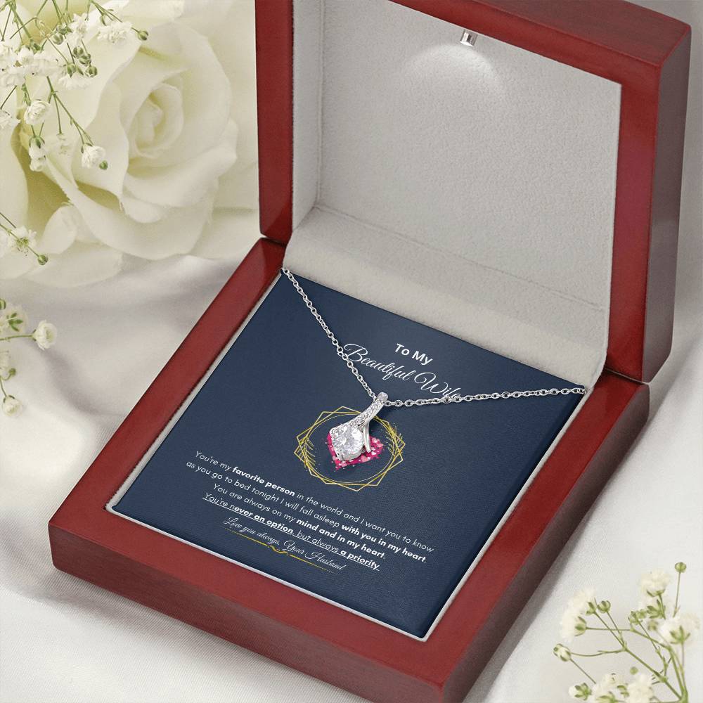 Lovely Wife Necklace | Best Jewelry Gift for Wife | Best Gift for Wife | Best gift for Valentines day |