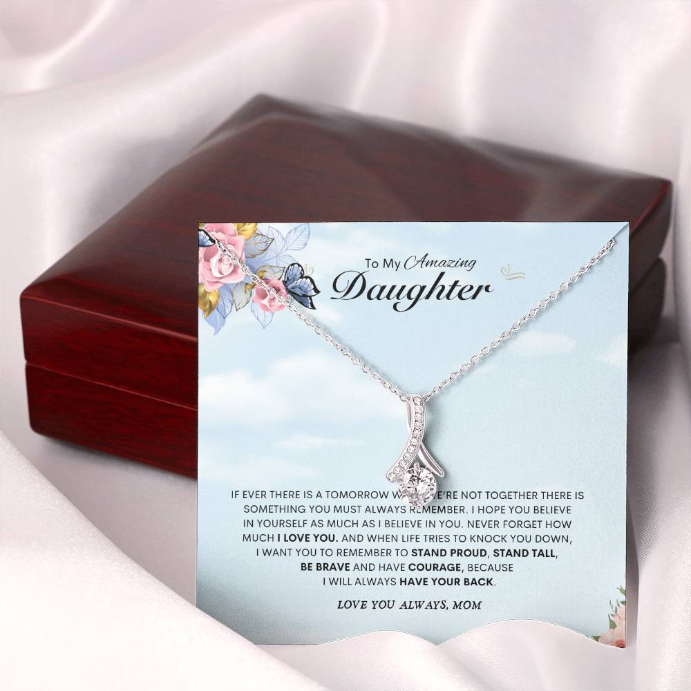 To My Amazing  Daughter | Alluring Beauty Necklace | Best gift for daughter | Best gift for daughters birthday | Best gift for daughters graduation | Best gift from Mom 👩‍👧