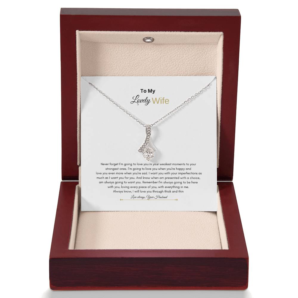 Forever Alluring Wife | Gift for Wife | Alluring Beauty Necklace