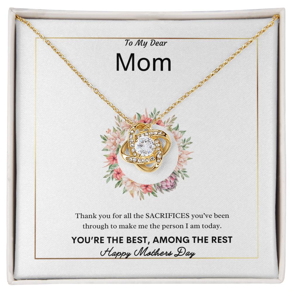 Infinite Mom Love Necklace | Best gift for Mom | Best gift for Mothers days | Best Jewelry gift for Mom | Best Heartfelt gift for Mom