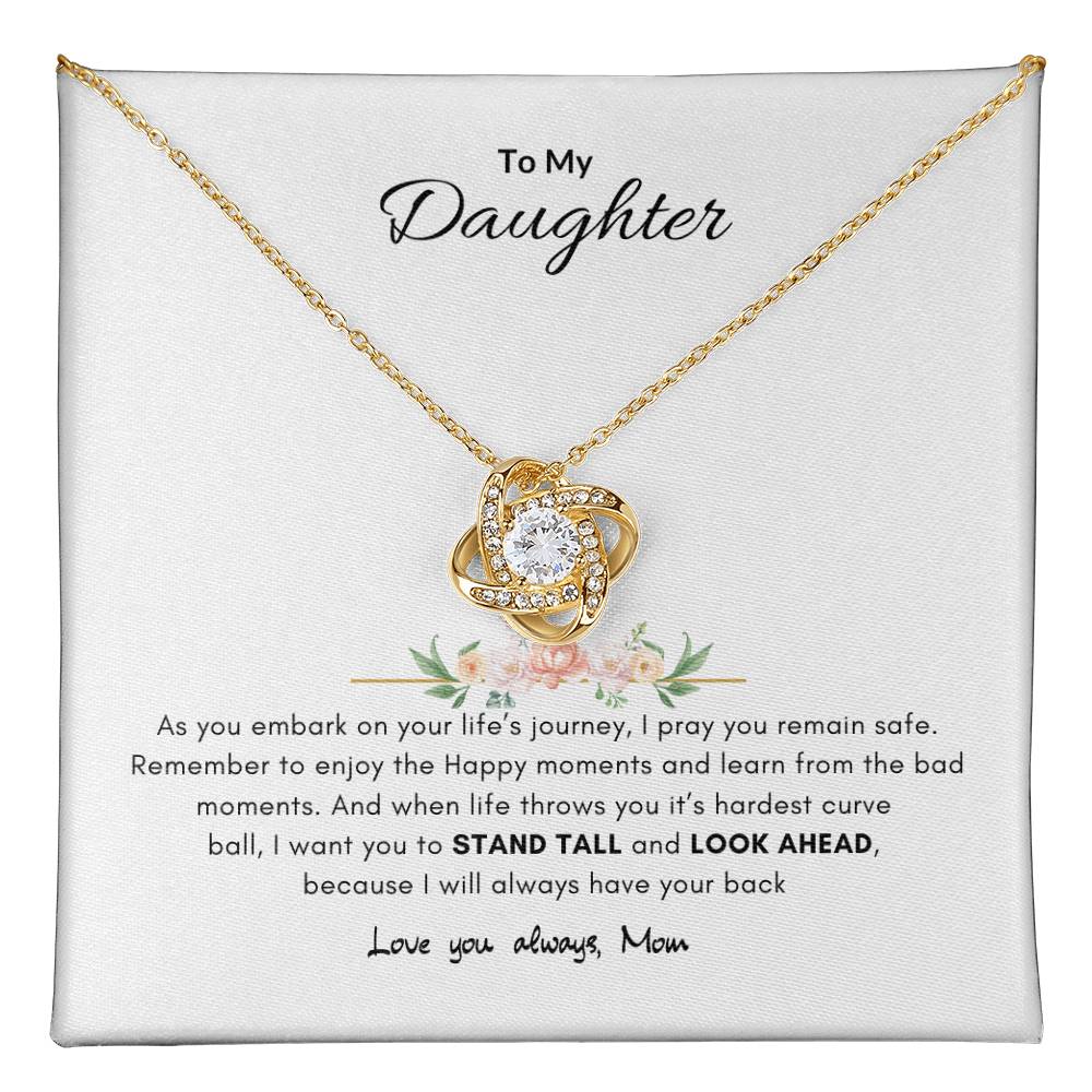 Best Gift for daughter | Best gift from Mom | Best gift for daughters graduation | Best gift for daughters birthday | Love Knot Necklace