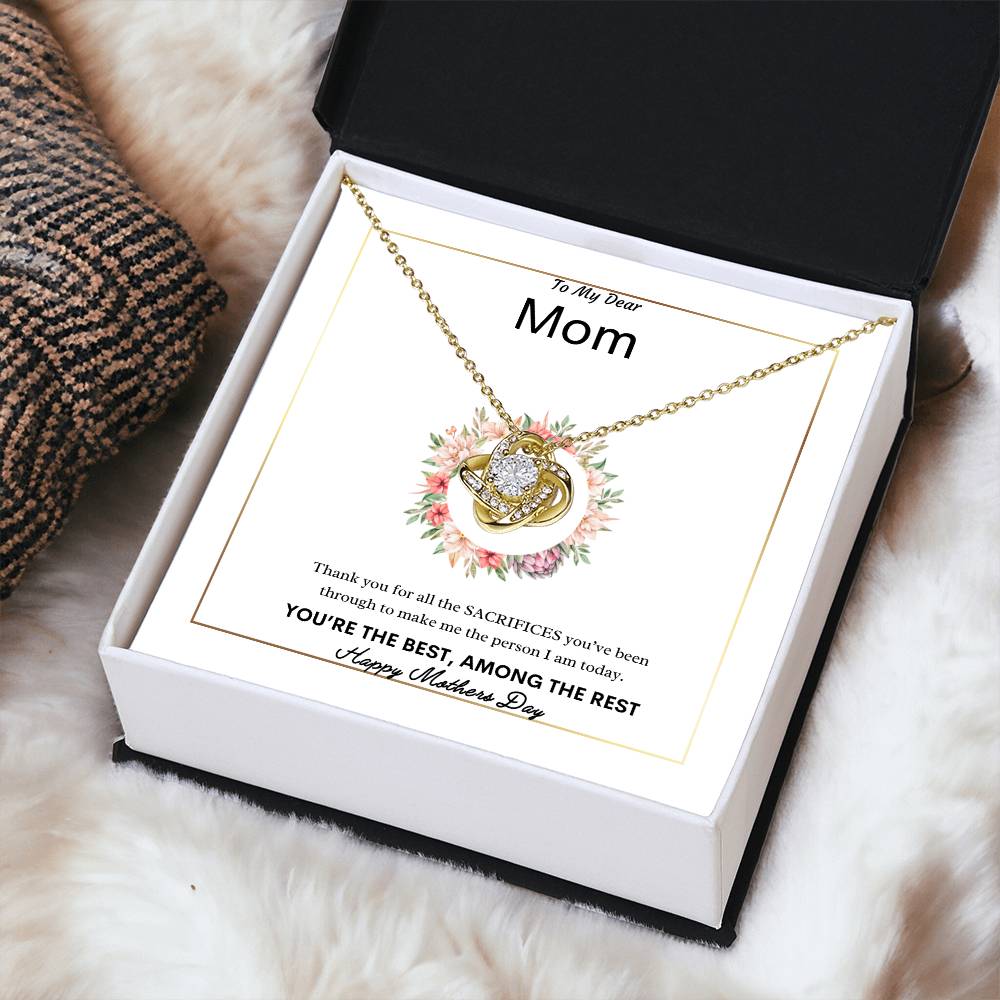 Infinite Mom Love Necklace | Best gift for Mom | Best gift for Mothers days | Best Jewelry gift for Mom | Best Heartfelt gift for Mom