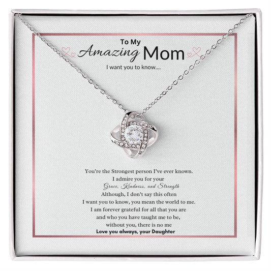 Always Loving you Necklace | Best for Mom | Best gift from Daughter | Necklace for Mom |Jewelry for Mom