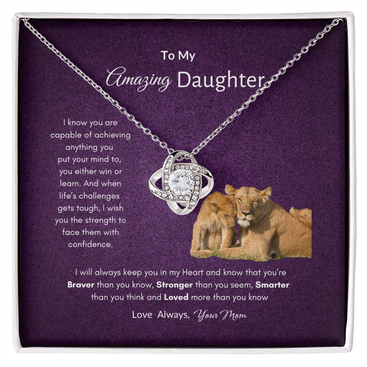 Amazing Daughter Necklace | Best gift for Daughter | Best gift from Mother | Jewelry Gift for Daughter | Jewelry Gift from Mom