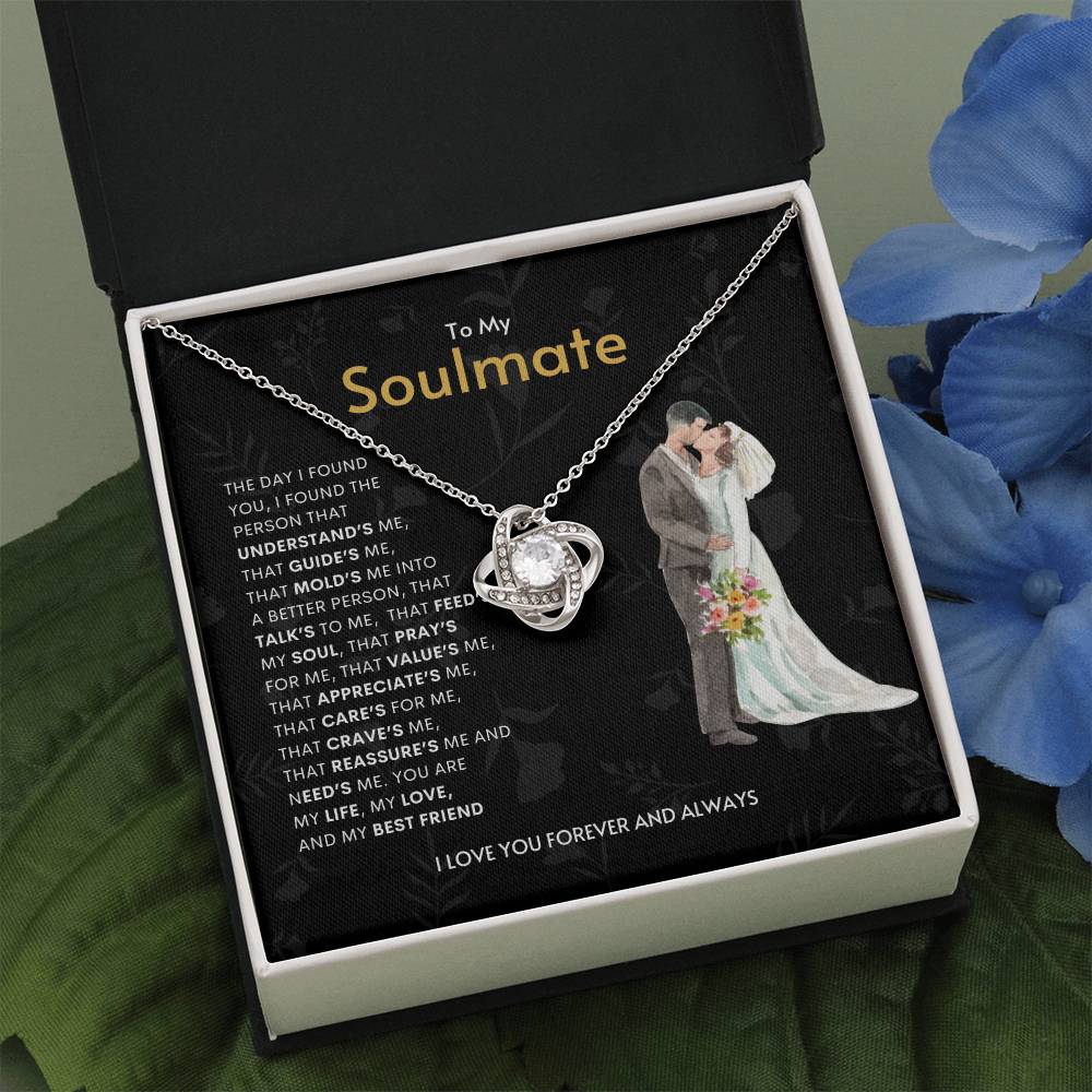 To My Soulmate | Love knot Necklace | Best Gift for Soulmate | Best Gift for Spouse | Best Gift for Marriage Anniversary | Best Gift for Lovers 👩‍❤️‍👨🥰