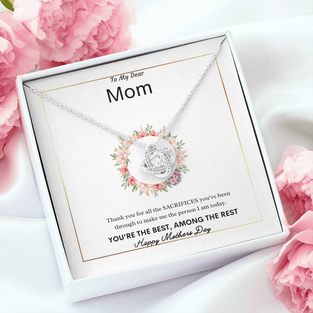 Infinite Mom Love Necklace | Best gift for Mom | Best gift for Mothers days | Best Jewelry gift for Mom | Best Heartfelt gift for Mom