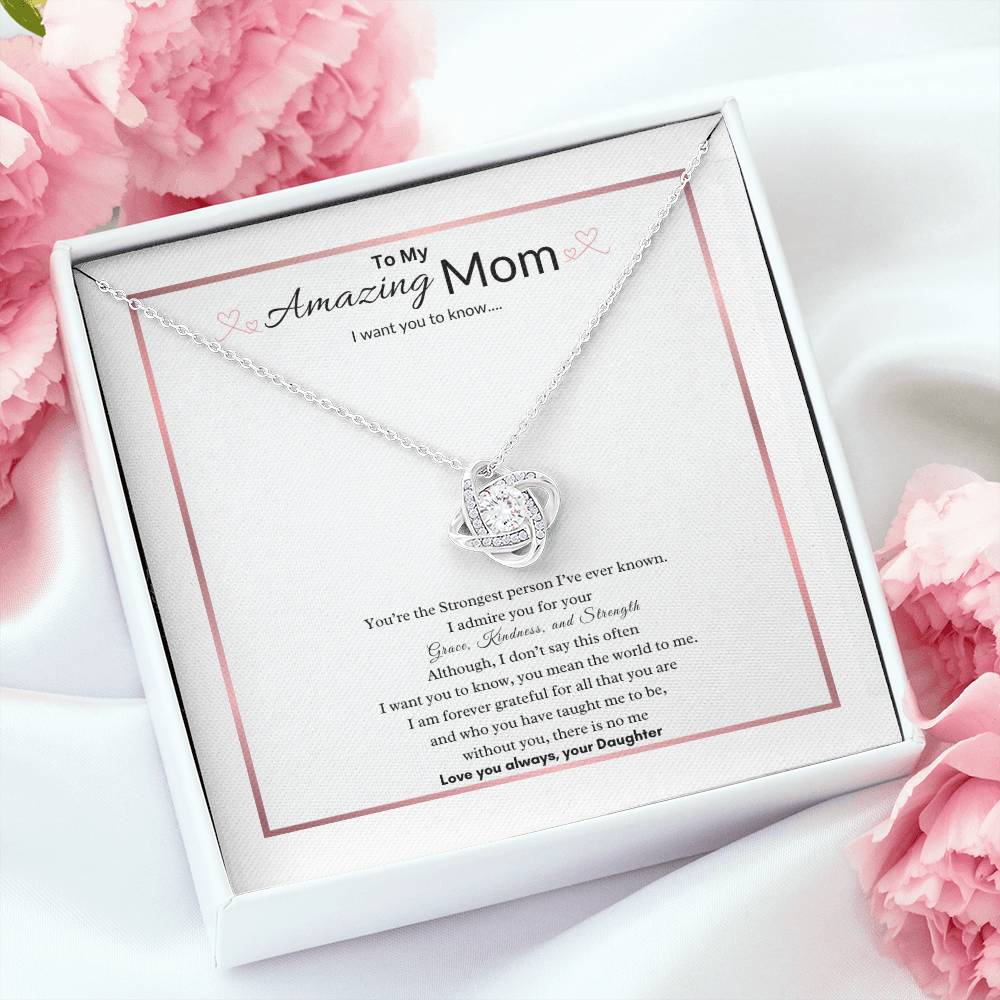 Always Loving you Necklace | Best for Mom | Best gift from Daughter | Necklace for Mom |Jewelry for Mom