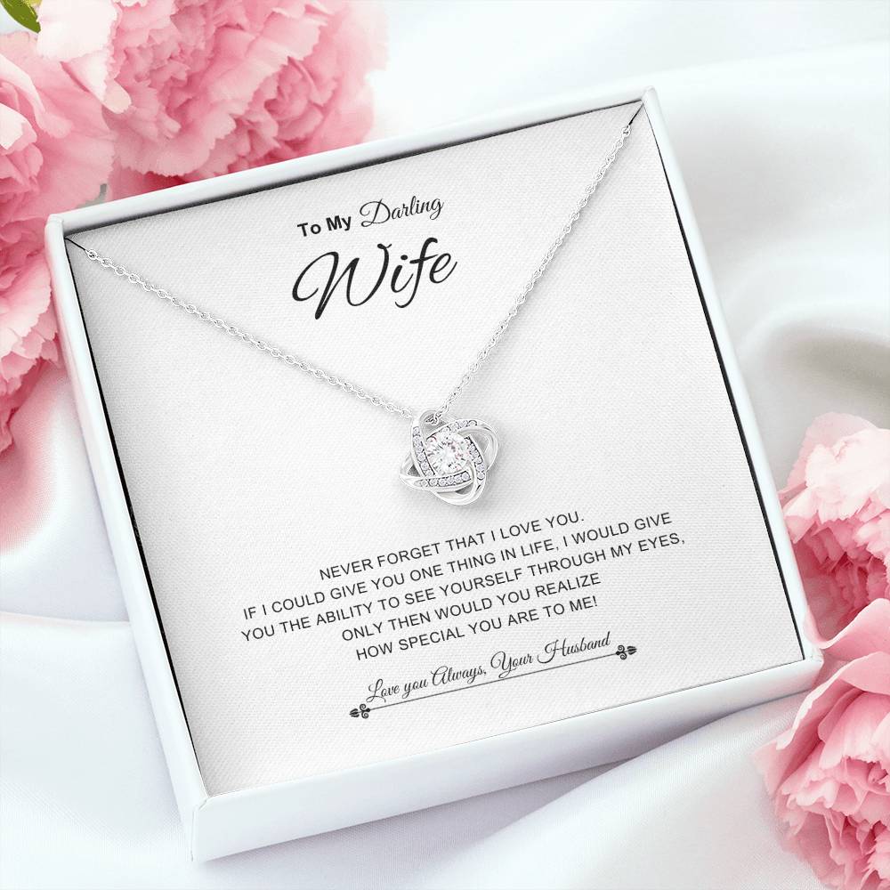 To My Darling Wife | Forever Love Necklace | Best gift for Wife | Best Gift for Spouse | Best Gift for Soulmate | Best Gift for Wedding anniversary 💖