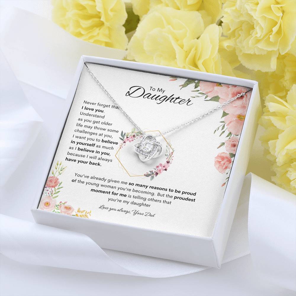 Cherished One Necklace | Best gift for daughter | Best gift from Dad | Gift gift for daughters birthday | Best Jewelry gift for daughter | Best gift for graduation