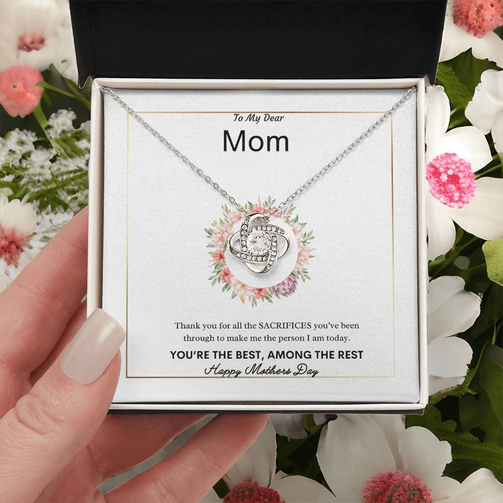 Infinite Mom Love Necklace | Best gift for Mom | Best gift for Mothers days | Best Jewelry gift for Mom | Best Heartfelt gift for Mom