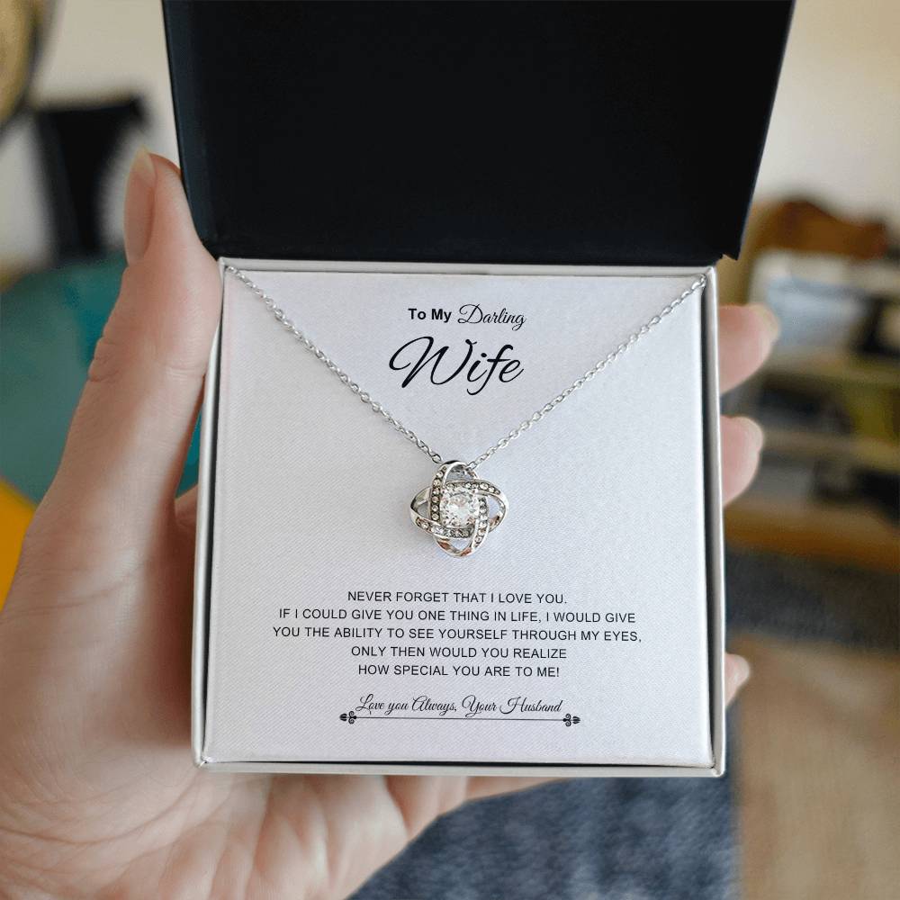 To My Darling Wife | Forever Love Necklace | Best gift for Wife | Best Gift for Spouse | Best Gift for Soulmate | Best Gift for Wedding anniversary 💖