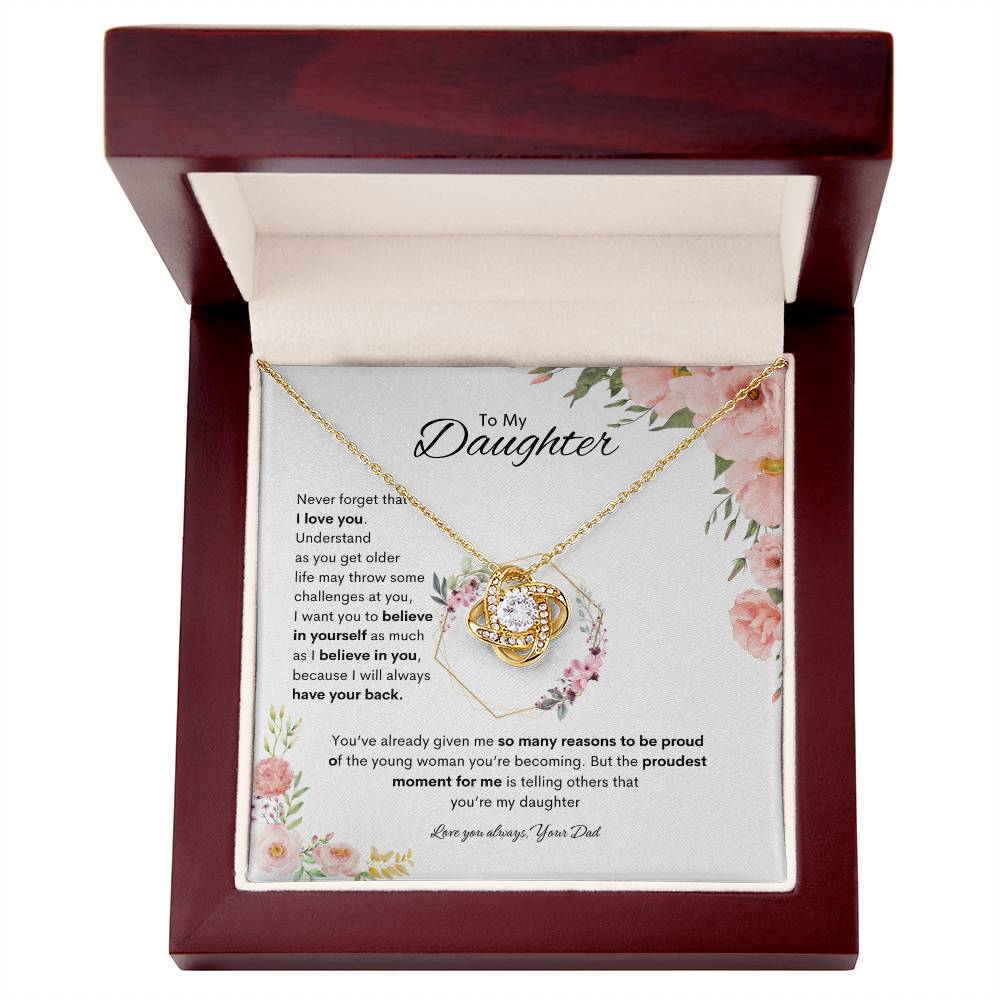 Cherished One Necklace | Best gift for daughter | Best gift from Dad | Gift gift for daughters birthday | Best Jewelry gift for daughter | Best gift for graduation