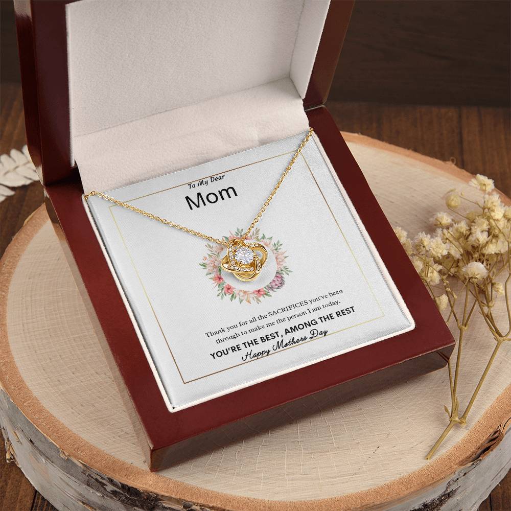 Infinite Mom Love Necklace | Best gift for Mom | Best gift for Mothers days | Best Jewelry gift for Mom | Best Heartfelt gift for Mom