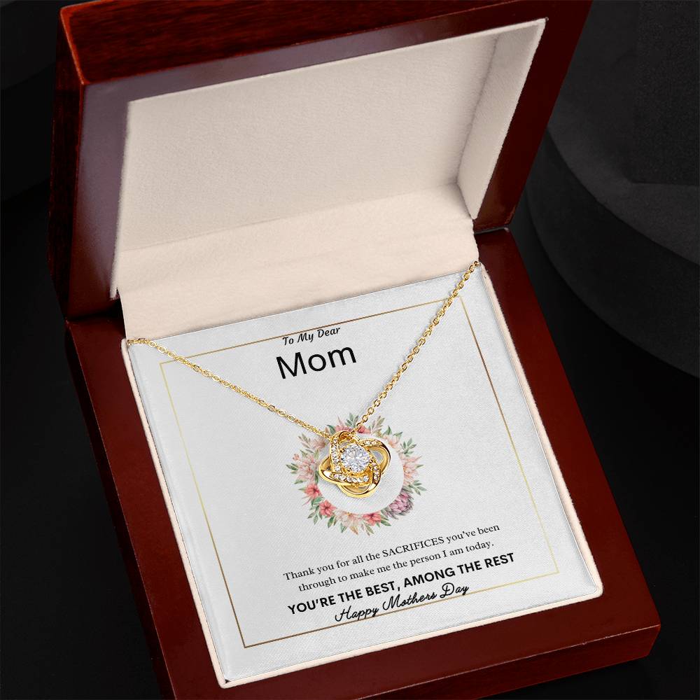 Infinite Mom Love Necklace | Best gift for Mom | Best gift for Mothers days | Best Jewelry gift for Mom | Best Heartfelt gift for Mom