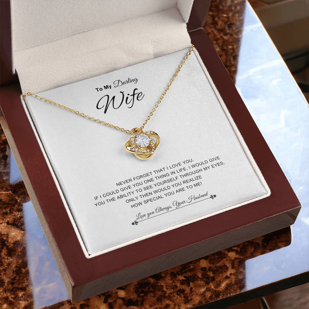 To My Darling Wife | Forever Love Necklace | Best gift for Wife | Best Gift for Spouse | Best Gift for Soulmate | Best Gift for Wedding anniversary 💖