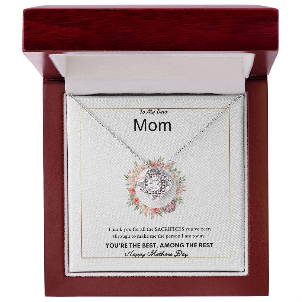 Infinite Mom Love Necklace | Best gift for Mom | Best gift for Mothers days | Best Jewelry gift for Mom | Best Heartfelt gift for Mom