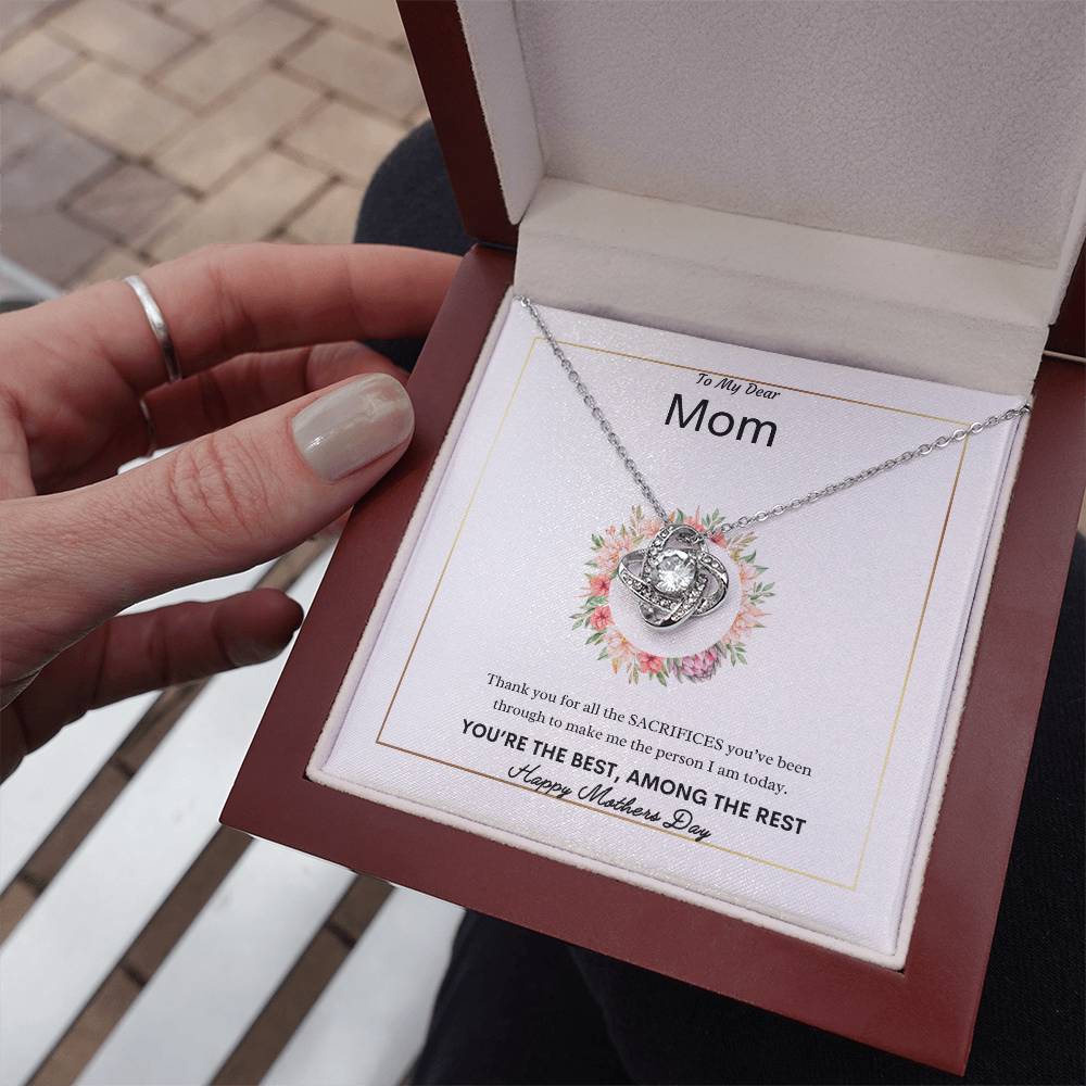 Infinite Mom Love Necklace | Best gift for Mom | Best gift for Mothers days | Best Jewelry gift for Mom | Best Heartfelt gift for Mom