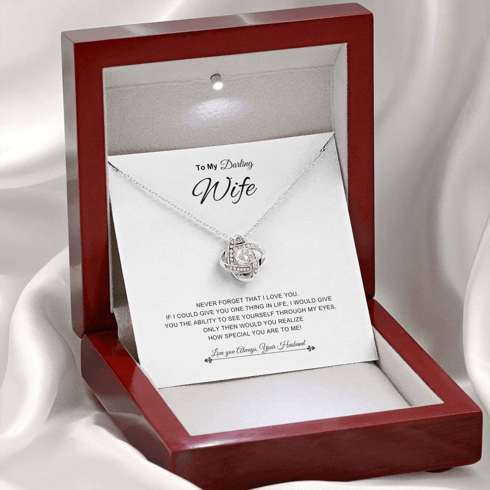 To My Darling Wife | Forever Love Necklace | Best gift for Wife | Best Gift for Spouse | Best Gift for Soulmate | Best Gift for Wedding anniversary 💖