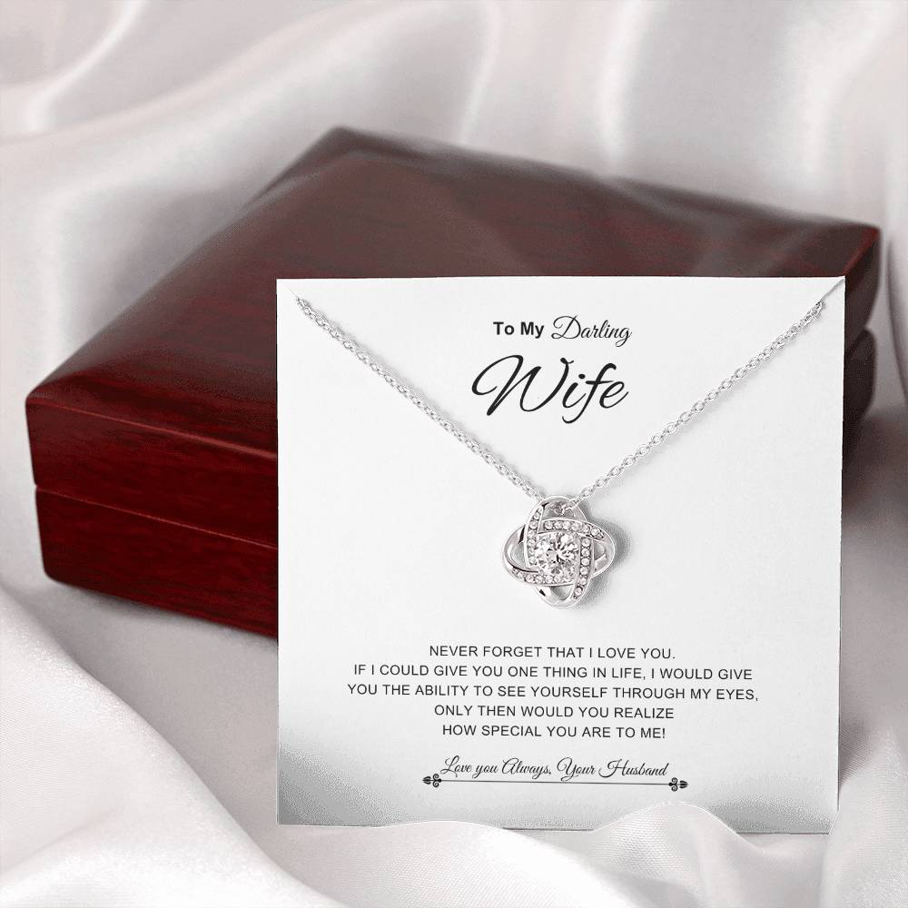 To My Darling Wife | Forever Love Necklace | Best gift for Wife | Best Gift for Spouse | Best Gift for Soulmate | Best Gift for Wedding anniversary 💖