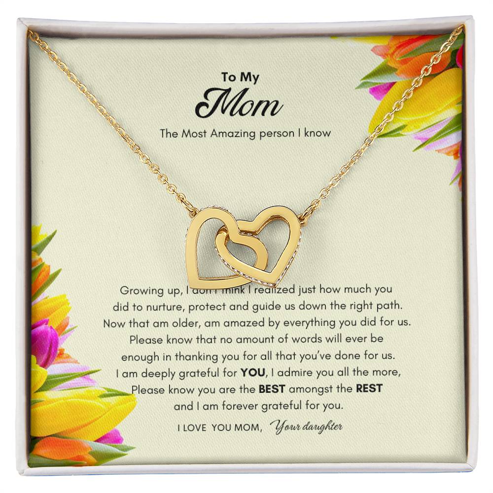 Forever grateful to Mom Necklace | Best gift for Mom | Best Gift from Daughter | Best gift for Mothers day | Best Jewelry gift for Mom